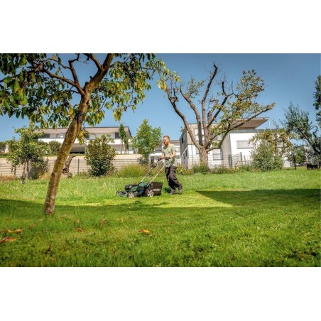 Metabo RM 36-18 LTX BL 46 Electric Lawnmower - Powerful 2800 RPM, 46 cm Cutting Width, Perfect for a Pristine Lawn!